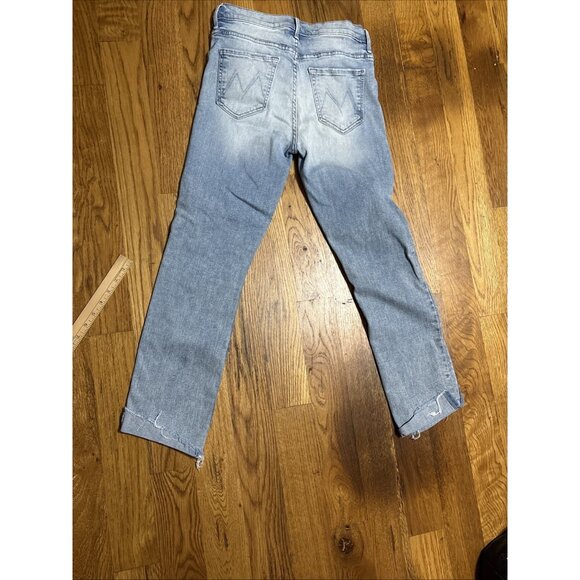 MOTHER Classic Blue Straight Leg Jeans - Picture 12 of 12
